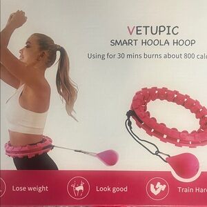 VETUPIC Smart Pink Hoola Hoop